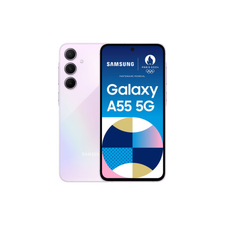 Smartphone Samsung Galaxy A55 5G L.VIOLET 8 GB RAM 256 GB Noir Lila