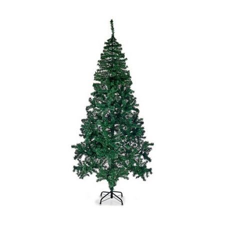 sapin de noel metal vert plastique