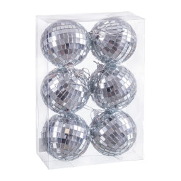 boules de noel polyfoam o 6 cm 175 x 12 x 6 cm 6 unites