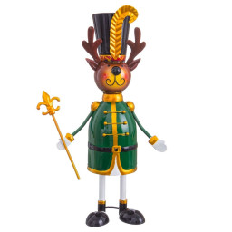 decorations de noel multicouleur renne soldat 15 x 11 x 355 cm