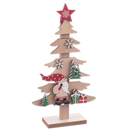 sapin de noel multicouleur 145 x 5 x 26 cm