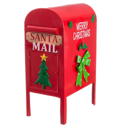 decorations de noel rouge 32 x 20 x 50 cm