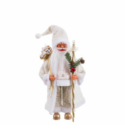 pere noel blanc 25 x 17 x 60 cm