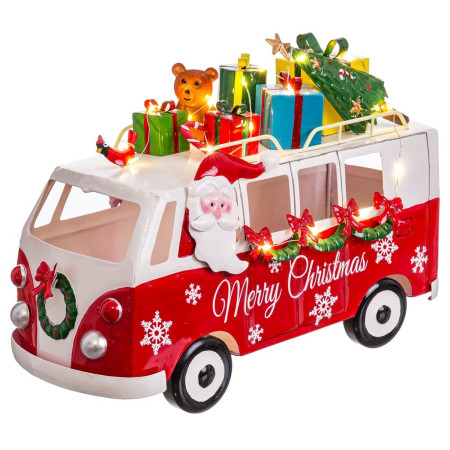 decorations de noel multicouleur pere noel 31 x 13 x 21 cm