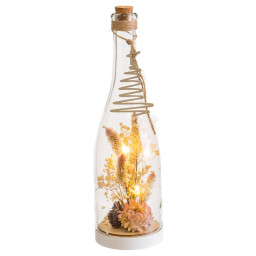 decorations de noel naturel fleurs bouteille 83 x 83 x 285 cm