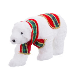 decorations de noel multicouleur ours polaire 28 x 12 x 21 cm