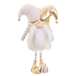 decorations de noel dore pere noel 22 x 13 x 37 cm