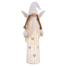 decorations de noel blanc 20 x 13 x 63 cm
