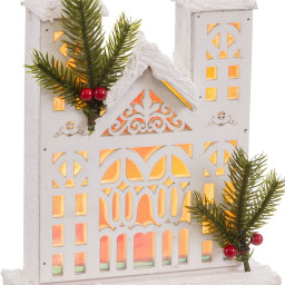 accesoires pour creche de noel naturel eglise 19 x 8 x 33 cm