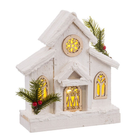 accesoires pour creche de noel naturel eglise 20 x 7 x 24 cm