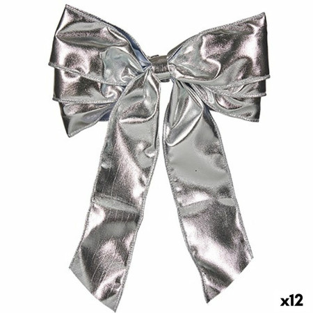 lien decorations de noel argente 30 x 4 x 20 cm 12 unites