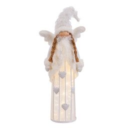 decorations de noel blanc 16 x 11 x 48 cm