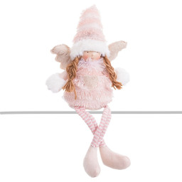 decorations de noel rose 16 x 8 x 40 cm