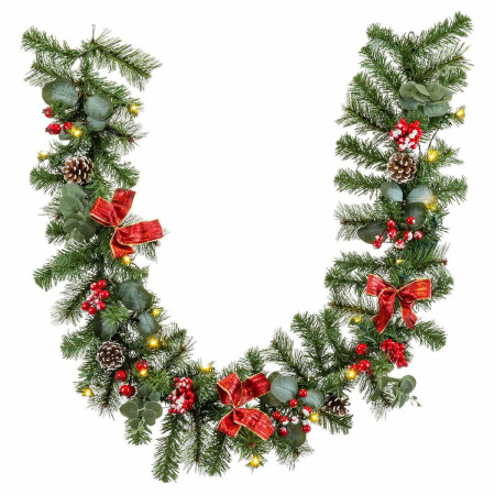 guirlande de noel multicouleur pvc 180 x 20 x 20 cm