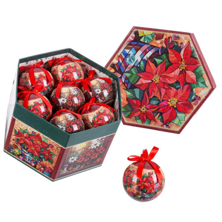 boules de noel multicouleur polyfoam o 75 cm 14 unites