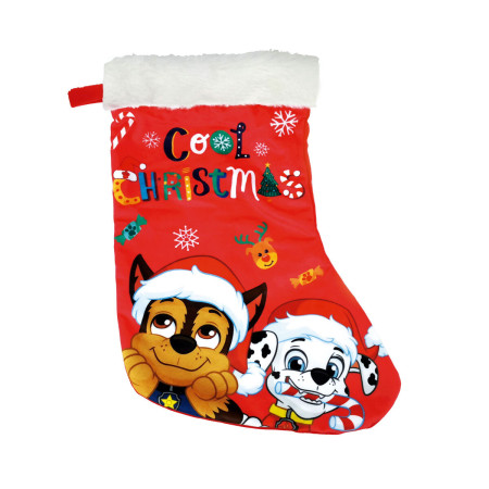 chaussette de noel the paw patrol friendship 42 cm