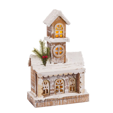 accesoires pour creche de noel naturel eglise 22 x 11 x 36 cm