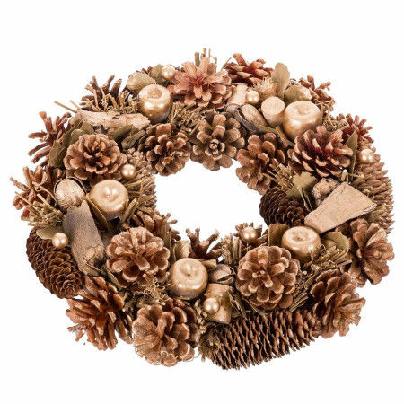 couronne de noel foam ananas 36 x 9 x 36 cm