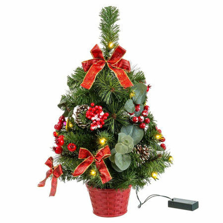 sapin de noel multicouleur pvc 25 x 25 x 50 cm