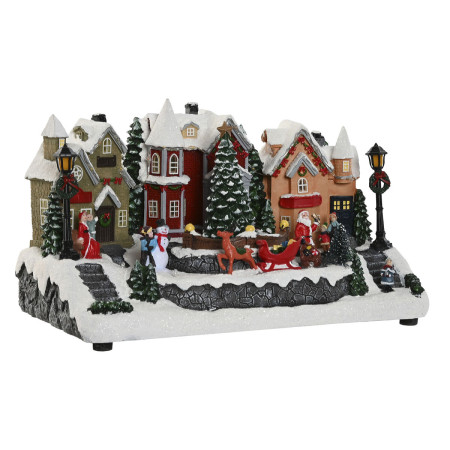 decorations de noel home esprit multicouleur musical 32 x 185 x 19 cm