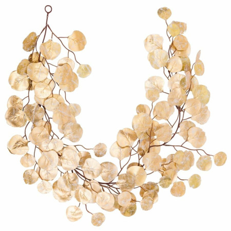 guirlande de noel or plastique 8 x 8 x 120 cm
