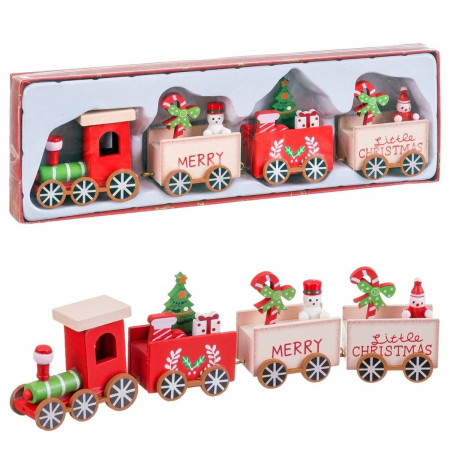 decorations de noel multicouleur train 245 x 65 x 3 cm