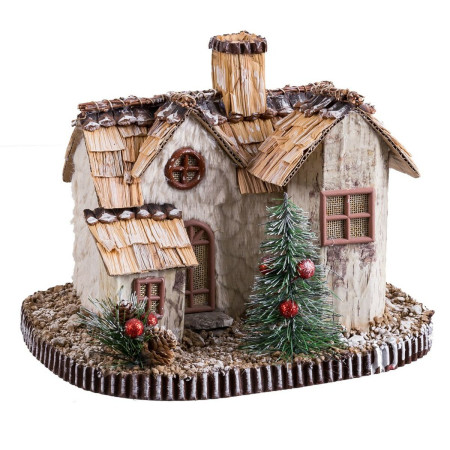 accesoires pour creche de noel multicouleur eglise 30 x 24 x 22 cm