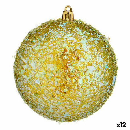 lot de boules de noel vert 10 cm 12 unites