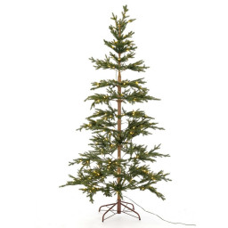 sapin de noel vert lumiere chaude 110 x 110 x 210 cm