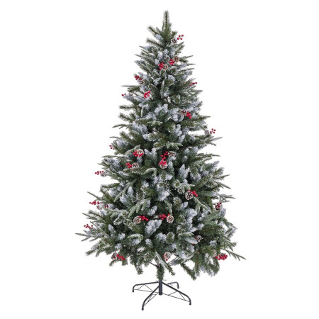 sapin de noel pvc enneige 60 x 60 x 150 cm