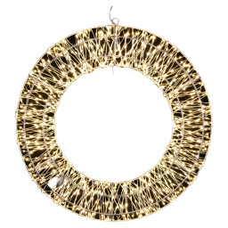 couronne de noel metal couronne 30 x 3 x 30 cm
