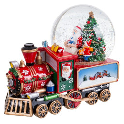 decorations de noel multicouleur train 215 x 12 x 175 cm