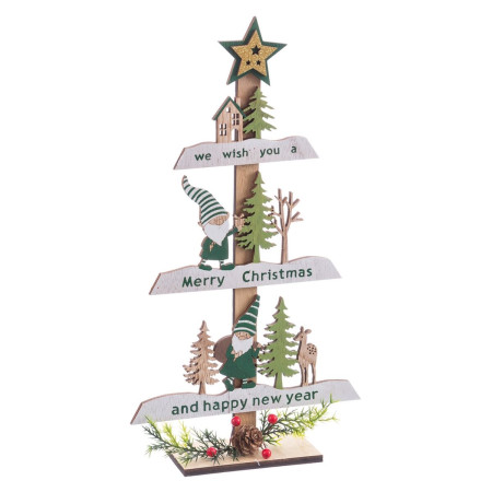 sapin de noel multicouleur 20 x 65 x 375 cm