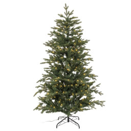 sapin de noel vert pvc 60 x 60 x 150 cm