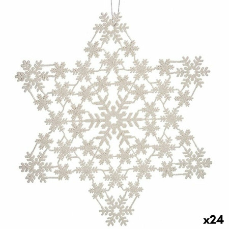 decorations de noel etoile nacre noire 315 x 32 x 01 cm 24 unites