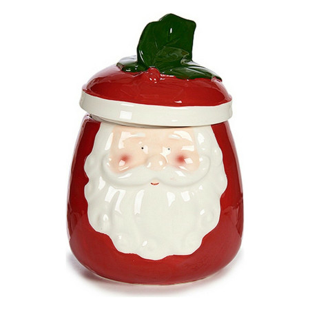 figurine decorative pere noel 14 x 195 x 14 cm ceramique rouge