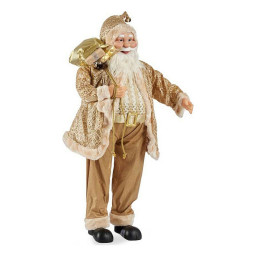 pere noel 25 x 92 x 40 cm dore plastique