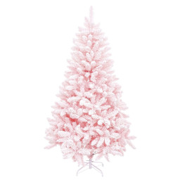 sapin de noel rose pvc 60 x 60 x 150 cm