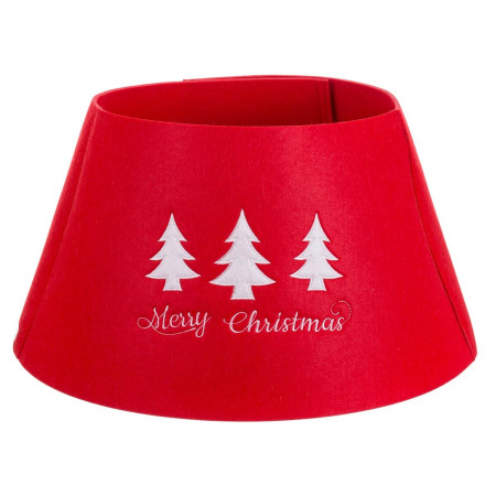 jupe pour larbre de noel 57 x 57 x 28 cm rouge