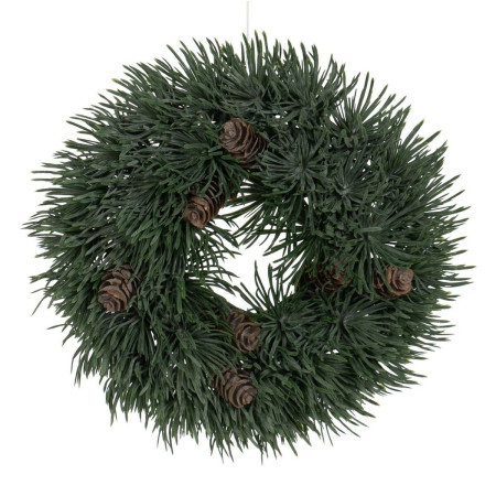 centre de table noel vert pvc 23 x 23 cm