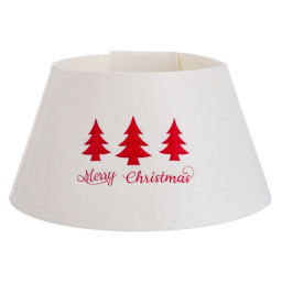 jupe pour larbre de noel 57 x 57 x 28 cm ivoire