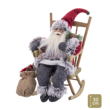 decorations de noel multicouleur bois plastique polyresine tissu 30 cm