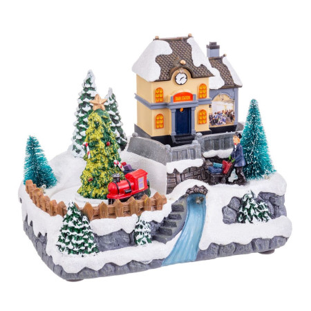decorations de noel multicouleur polyresine 205 x 15 x 163 cm