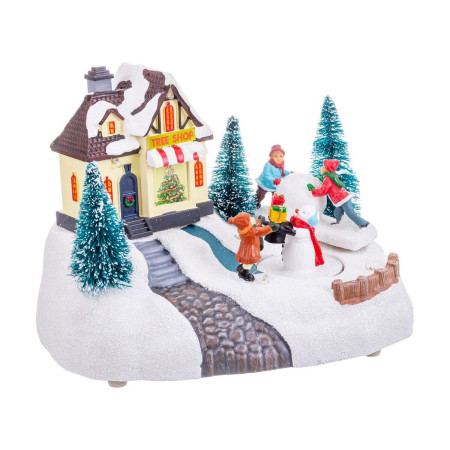 decorations de noel multicouleur polyresine 20 x 14 x 15 cm