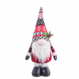 decorations de noel multicouleur metal tissu 20 x 12 x 48 cm