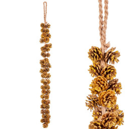 decorations de noel dore ananas 110 cm