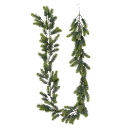 guirlande de noel vert pvc 180 cm