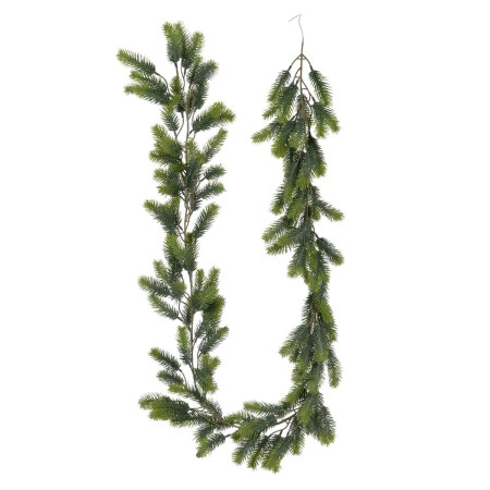 guirlande de noel vert pvc 180 cm