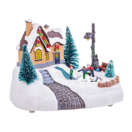 decorations de noel multicouleur polyresine 20 x 14 x 15 cm