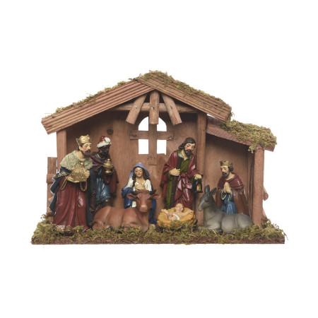 creche de noel metal